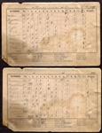 1891 Staunton Virginia Base Ball Team Score Book
