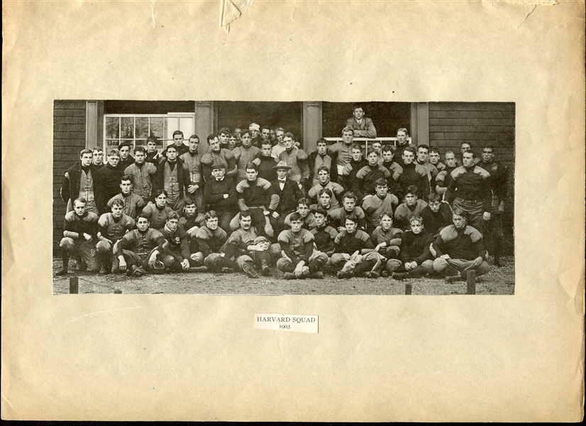 1903 Harvard Football Team Photo