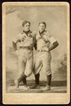 1890s Wesleyan College Middletown Connecticut Baseball Players Cabinet Photo