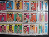 1971-72 Topps Basketball Lot of 144 Assorted Most Ex/Exmt