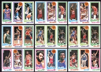 1980-81 Topps Basketball Lot of 44 Mostly Different Nrmt to Nrmt/Mt 