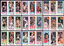 1980-81 Topps Basketball Lot of 44 Mostly Different Nrmt to Nrmt/Mt 