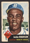 1953 Topps #1 Jackie Robinson Brooklyn Dodgers G+