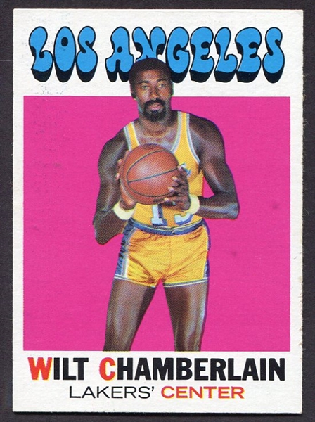 1971-72 Topps Basketball #70 Wilt Chamberlain EX+