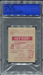 1952 Parhurst Frostade #79 Tom Kirk Ottawa Athletics PSA 5