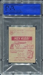 1952 Parhurst Frostade #81 Bill Hockenbury Ottawa Athletics PSA 6