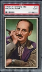 1952 Bowman T.V. & Radio #19 Groucho Marx PSA 5