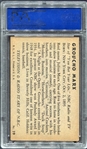 1952 Bowman T.V. & Radio #19 Groucho Marx PSA 5