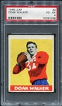 1948 Leaf #4 Doak Walker Rookie Card PSA 4