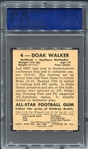 1948 Leaf #4 Doak Walker Rookie Card PSA 4