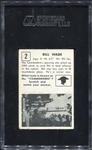 1951 Topps Magic #2 Bill Wade Rookie Card SGC 60