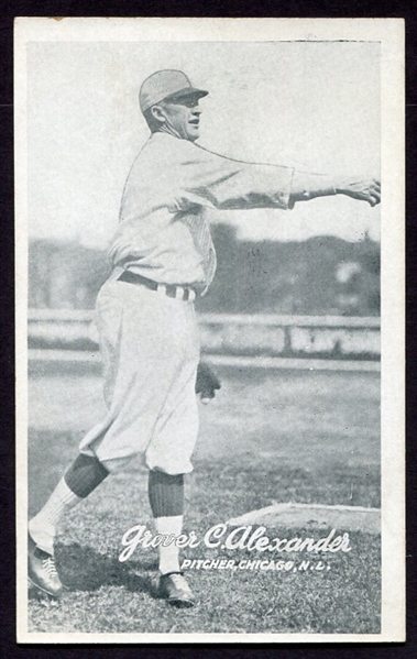 1921 Exhibits Grover C. Alexander 