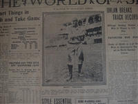 1916 Honus Wagner Sports Page