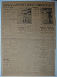 1916 Honus Wagner Sports Page
