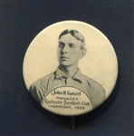 1909 Bastian Gum Rochester Baseball Club John Ganzel Pin EX+