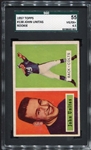 1957 Topps #138 Johnny Unitas Rookie Card SGC 55
