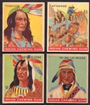 R73 Indian Gum Lot of 4 With 2 Series of 48 High Number Skips 