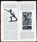 1914 Pitching Course Booklet w/Mathewson Johnson Walsh Rucker Wood & White