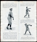 1914 Pitching Course Booklet w/Mathewson Johnson Walsh Rucker Wood & White