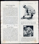 1914 Pitching Course Booklet w/Mathewson Johnson Walsh Rucker Wood & White