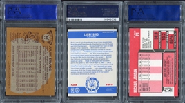Lot of 3 Basketball HOFers All PSA 8