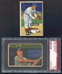 1951 & 1952 Bowman Joe Adcock Cards
