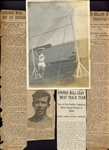 1909 Joe Horner Photo & Articles University of Michigan Track Star