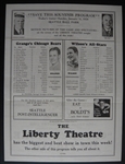 1926 Red Grange Program Advertisment