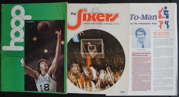 1978 Philadelphia 76ers Programs & News Letter