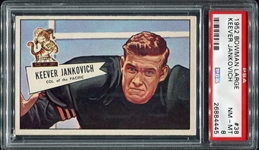 1952 Large Bowman #38 Keever Jankovich PSA 8