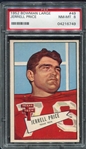 1952 Large Bowman #49 Jerrell Price PSA 8