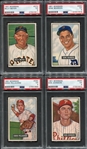1951 Bowman Lot of 4 PSA 5 High Numbers