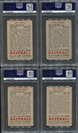 1951 Bowman Lot of 4 PSA 5 High Numbers