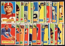 1956 Topps Football Lot of 28 Different Vg - EX w/Stars