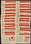 1956 Topps Football Lot of 28 Different Vg - EX w/Stars