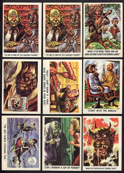 1959 Topps Youll Die Laughing Lot of 16 Nrmt/Mt