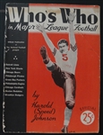 1936 Whos Who in Major League Football Magazine