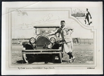 1922 Ty Cobb Oldsmobile Photo SGC AUTH
