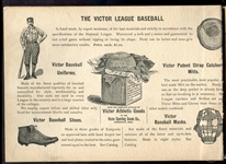 1890's Victor Sporting Goods No. 1 Score Book