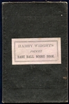 1876 Harry Wrights Pocket Base Ball Score Book