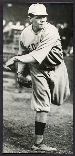 1914 Babe Ruth Pitching Boston Red Sox Photograph