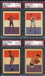 1956 Adventure Gum High Grade Near Set 84 of 100 Most PSA 8's & 9's Plus Dupes!