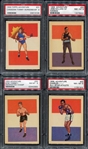 1956 Adventure Gum High Grade Near Set 84 of 100 Most PSA 8's & 9's Plus Dupes!