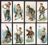 N88 Terrors of America All Eight Baseball Cards
