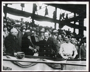 Lot of 5 Photographs of U.S. Presidents Throwing Out The First Ball