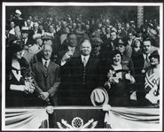 Lot of 5 Photographs of U.S. Presidents Throwing Out The First Ball