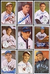 Signed Group of 16 1982/83 Diamond Classic Cards Most Are HOFers