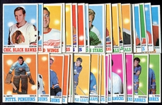 1970-71 Topps Hockey Lot of 50 Mostly Different VG - EX+