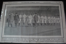 1917 New York Yankees Opening Day Marching on The Polo Grounds News Supplement