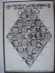 1908 Detroit Free Press Detroit Tigers Supplement w/Ty Cobb